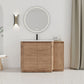 Freestanding Bathroom Vanity With Sink, 1 Small Storage Cabinet, Soft Close Door