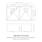 Modern Double Bowl Undermount Sink Design With 10" Deep Basins