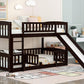 Low Bunk Bed With Slide, Fence And Ladder