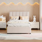 Upholstered Platform Bed With A Hydraulic Storage System
