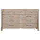 Flores - 9 Drawer Dresser - Mango Color