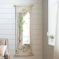 Full Length Mirror With Solid Wood Frame, Floor Mirror For Living Room Bedroom Entryway - White