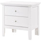 English Dovetailed Drawers Nightstand