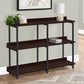 Accent Console Table For Entryway, 3 Tier Design