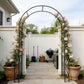Metal Garden Arch Garden Arbor Trellis Climbing Plants Support Rose Arch Outdoor Arch