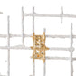 Iron Wall Decor - White / Gold