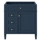 Bathroom Vanity With 2 Drawers And Tip-Out Drawer, Storage Cabinet