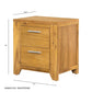 Nightstand - Natural Wood / Brown