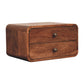 Curved Wall Mounted Bedside Nightstand