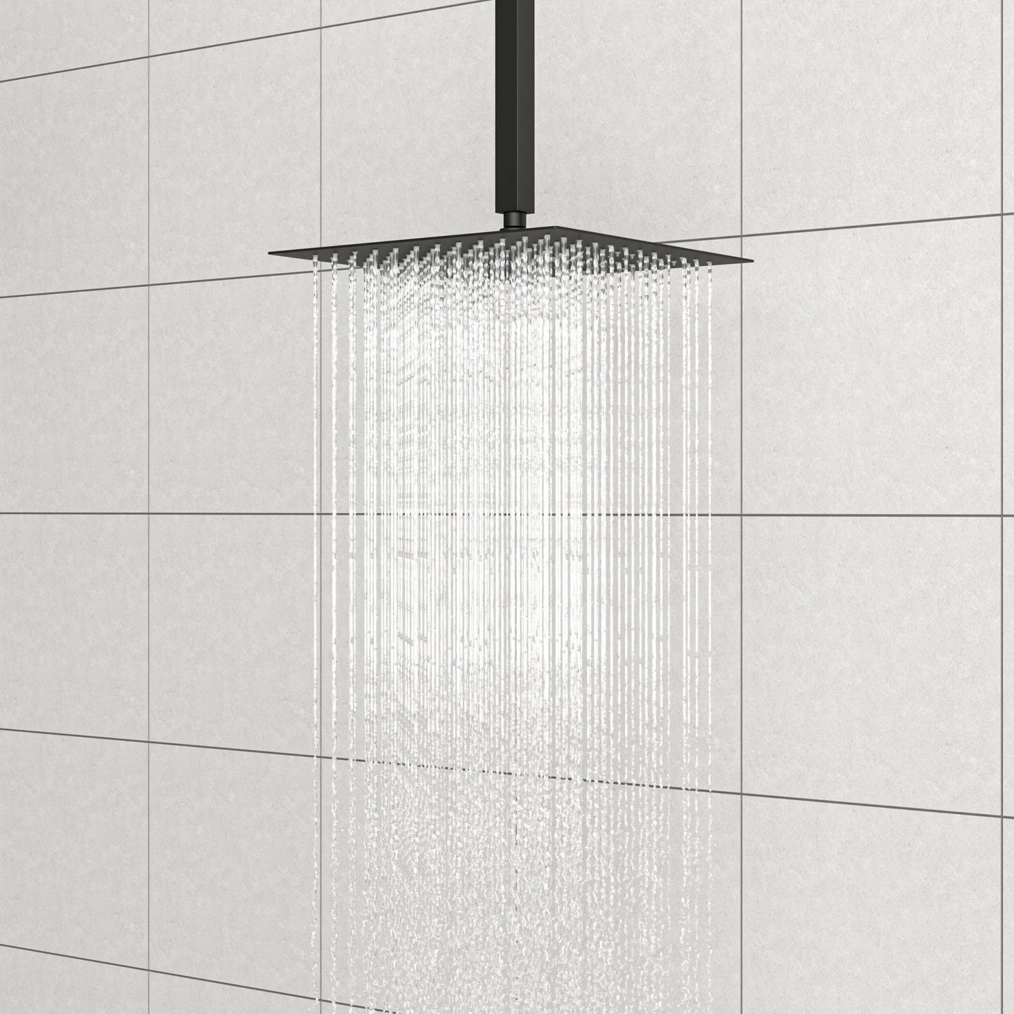 Premium 8" Ceiling Mounted Shower Arm With Flange