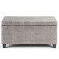 Dover - Upholstered Storage Ottoman Bench
