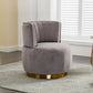360 Degree Swivel Cuddle Barrel Accent Sofa Chair
