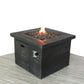 Fiber Reinforced Propane / Natural Gas Fire Pit Table - Charcoal