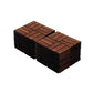 Interlocking Deck Tiles Checker Pattern, Square Acacia Hardwood Outdoor Flooring For Patio, Bancony, Pool Side