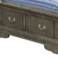 Upholstered Panel Sleigh Bed Design