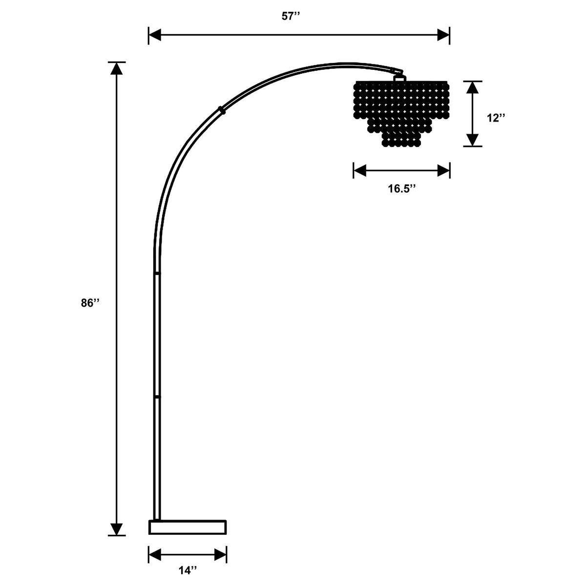 Bainbridge - Floor Lamp - Chrome