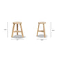 Linden - Round Stool - Light Brown