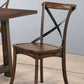 Kaelyn - Metal Side Chair (Set of 2) - Dark Oak