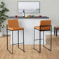 Fuji - Contemporary High Back Barstool Elegant Design
