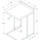 Accent Table, C - Shaped, Contemporary & Modern