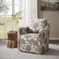 Wide Seat Arm Chair With 360 Degree Rotation