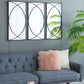 Rectangular Wall Mirrors With Frame, Home Decor For Living Room Bedroom Entryway - Black