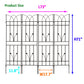 Metal Garden Trellis Rustproof For Climbing Plants Outdoor Flower Support
