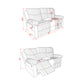 Bruni - Console Reclining Loveseat With Manual Recline