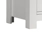 Cassini - 2 Drawer Nightstand Bedside Table - White