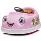Bumper Car For Kids, 12V Dual Drive 1-6 Years Old Children's Electric Car With Pushrod Dinner Plate USB Bt Music Rocking Horse Mode Anti-Collision Bumper Ride On Car