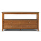 Warm Shaker - Wide Console Sofa Table - Light Golden Brown