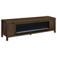 Alamitos - Electric Fireplace TV Stand With Flame Visualizer - Pine Wood