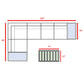 Stylish Entertainment Sectional Set, Outdoor Living