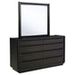 Bangor - 8 Drawer Dresser With Mirror Set - Black
