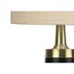 Lighting, Table Lamp, Resin, Contemporary - Black / Cream