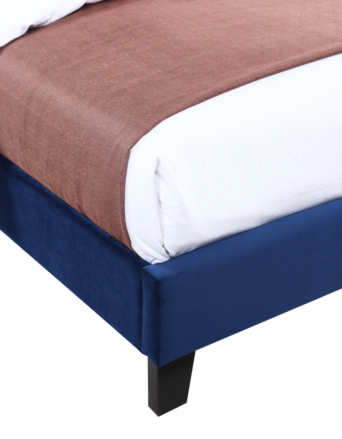 Transitional Upholstered Bed