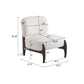 Modern Boucle Lounge Chair With Solid Wood Frame, Soft And Durable Boucle Upholstery - Beige