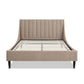Aspen - Vertical Tufted Modern Headboard Platform Bed Set