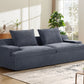 Nimbus - Oversized Full Foam 4 Seater Couch For Living Room Upholstered In Soft, Wide Armrests