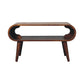 Solid Wood Open Coffee Table