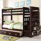 Allentown - Twin / Twin Bunk Bed With Trundle Storage - Espresso