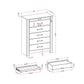 Lorenzo - Chest With Hidden Jewelry Compartment And Bar Handle - Silver