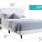 Button Tufted Bed Charming For Cozy Spaces