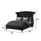 Sophia - Crystal Tufted Upholstered Bed