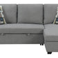 Pensole - Reversible Pop - Up Sleeper Sectional