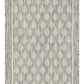 Sunshine - 5'3" X 7'3" Indoor, Outdoor Polypropylene Area Rug - Silver