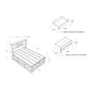 Lucille - Bed With Storage And Bookcase Headboard