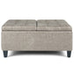 Harrison - Upholstered Coffee Table Storage Ottoman