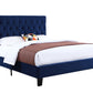 Transitional Upholstered Bed
