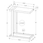 Accent Table, C - Shaped, Contemporary & Modern Stylish Design
